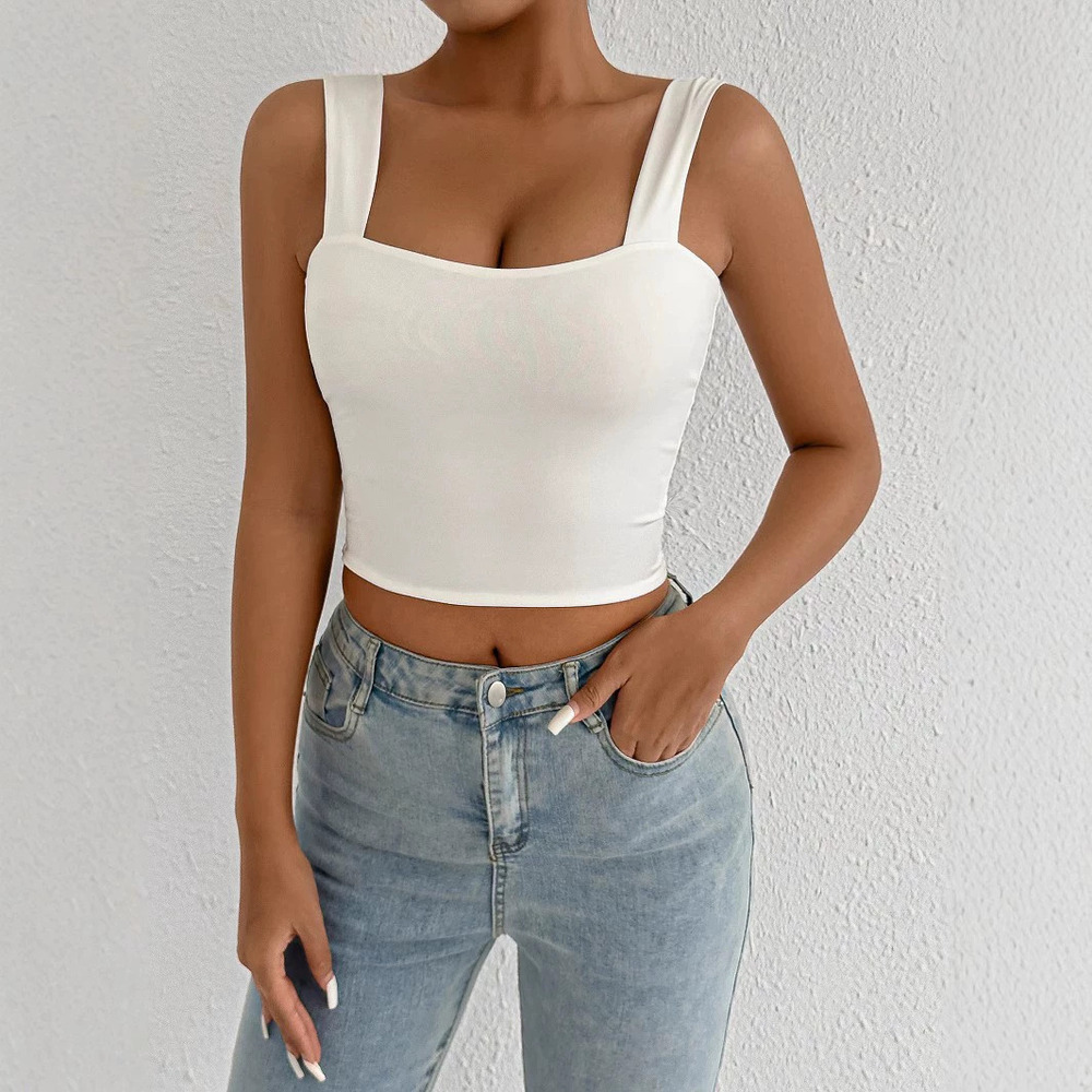 H&M Summer Womens Backless Versatile Sexy Crop Top